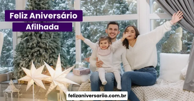 Feliz Aniversário Afilhada