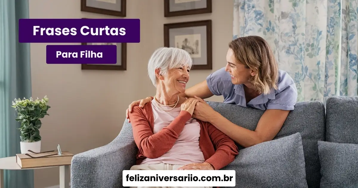 Frases curtas para filha