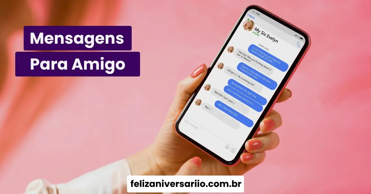 Mensagens para amigo